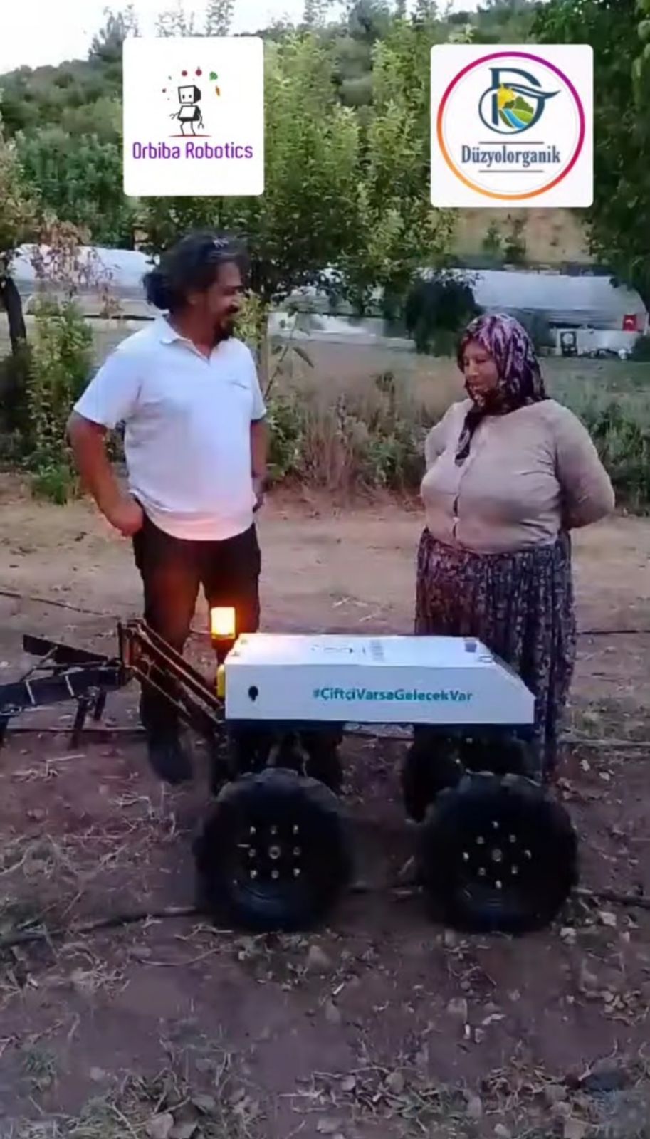 Meeting of Technology and Nature: Our Agricultural Robot Successfully Launched at Düzyol Organik!